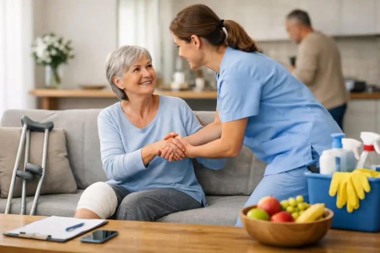 Haushaltshilfe nach dem Krankenhaus organisieren